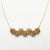 honeycomb horizontal necklace