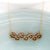 honeycomb horizontal necklace